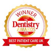 The Dentistry Awards Winner of Best Patient Care UK