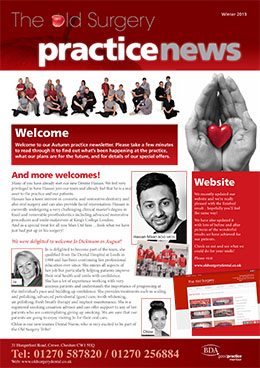 The Old Surgery Newsletter Autumn 2013